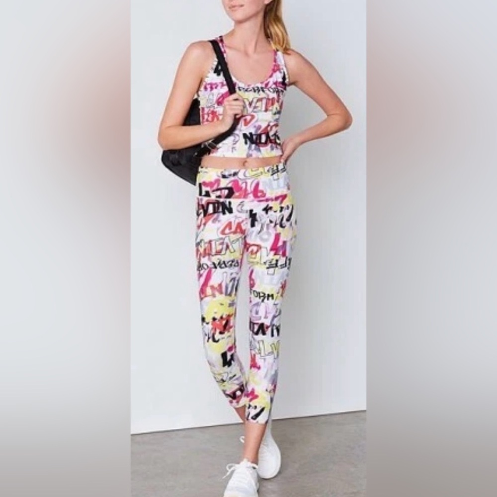 Calvin Klein Performance Printed 7/8 Length Leggings